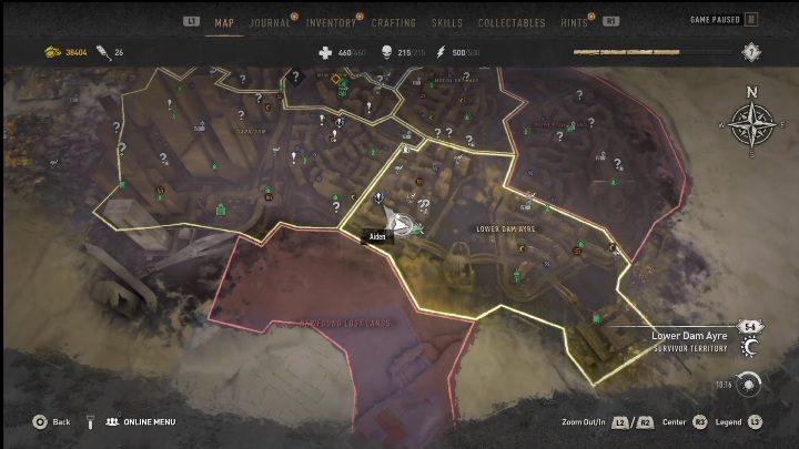 29 - Dying Light 2: Inhibitors (Lower Dam Ayre) - list of all - Lower Dam Ayre - Dying Light 2 Guide