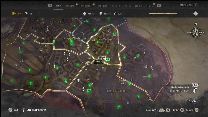 1 - Dying Light 2: Inhibitors (Muddy Grounds) - list of all - Muddy Grounds - Dying Light 2 Guide