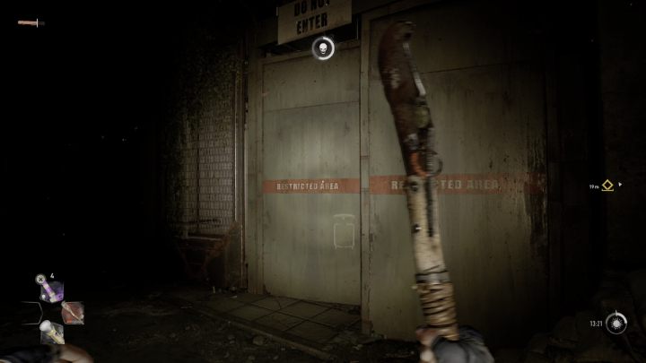 Go through the ajar door marked as Restricted Area and turn on another UV light generator - Dying Light 2: The Ball is in Your Court - walkthrough - Side quests - Dying Light 2 Guide
