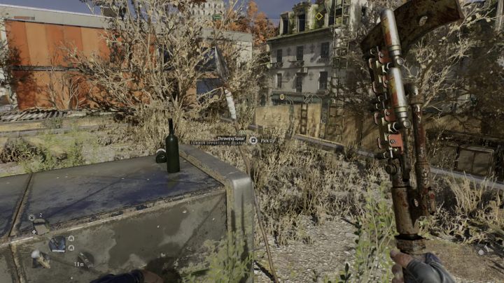 In the combat area, you will find several spears, a gas tank and other temporary weapons - Dying Light 2: The Ball is in Your Court - walkthrough - Side quests - Dying Light 2 Guide