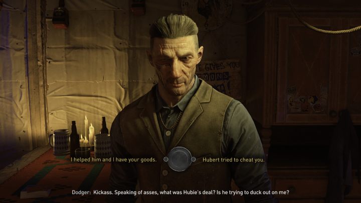 Go back to the Bazaar in the Trinity district and talk to Dodger - Dying Light 2: The Ball is in Your Court - walkthrough - Side quests - Dying Light 2 Guide