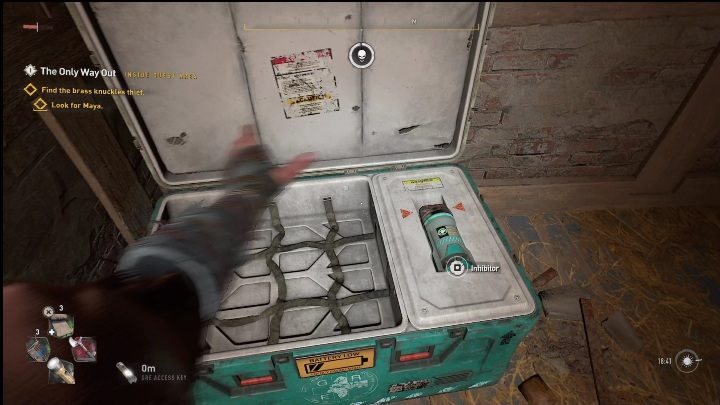 You will find this inhibitor during The Only Way Out quest - Dying Light 2: Inhibitors (Horseshoe) - list of all - Horseshoe - Dying Light 2 Guide