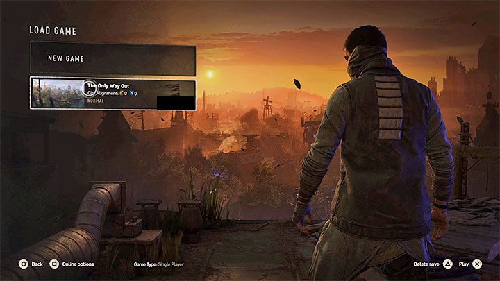 You can load your previous progress through the main menu - Dying Light 2: Saving - how to save? - World and game information - Dying Light 2 Guide