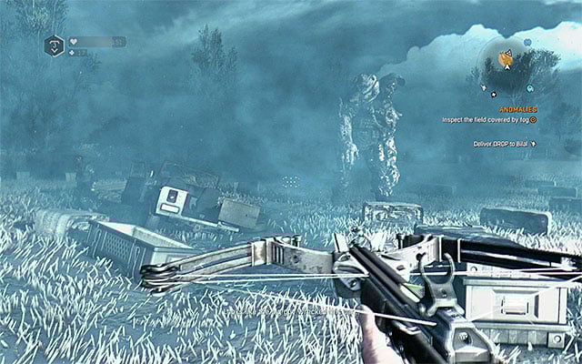 Examine the area covered in the blue fog - Anomalies | Main story - Main story - Dying Light: The Following Game Guide