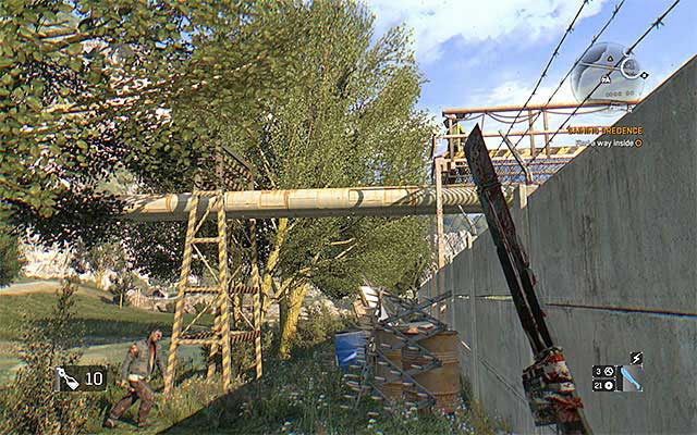 Climb the upper balconies - Gaining Credence | Main story - Main story - Dying Light: The Following Game Guide