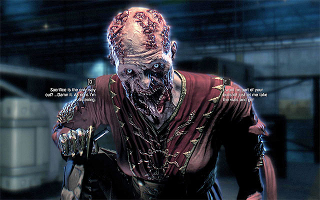 The moment during which you can select the ending. - The Following | Main story - Main story - Dying Light: The Following Game Guide