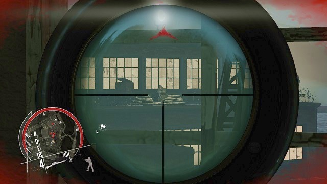 Fortunately, my bullets reach their target. - Additional Mission - Saint-Nazaire - Singleplayer campaign mode - Enemy Front - Game Guide and Walkthrough