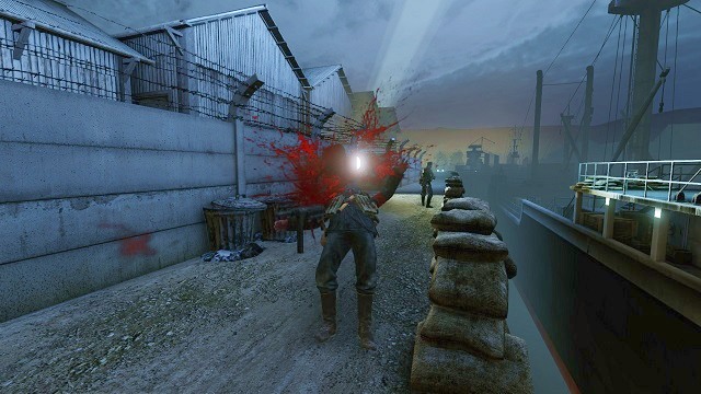 You shouldnt have been standing in the open. - Additional Mission - Saint-Nazaire - Singleplayer campaign mode - Enemy Front - Game Guide and Walkthrough