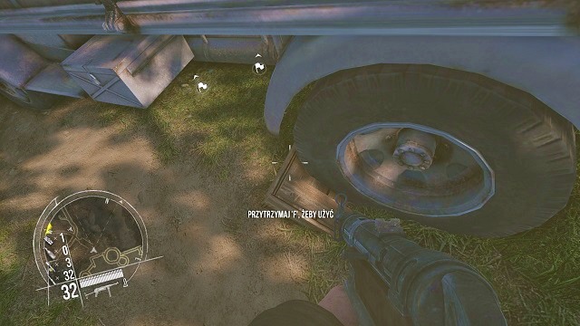 Who, in the right mind, blocks the wheel with a crate? - Mission 6 - Officer Hunt in Loue Valley - The single player campaign mode - Enemy Front - Game Guide and Walkthrough