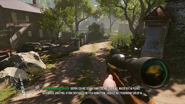 Lets see who dies today... - Mission 6 - Officer Hunt in Loue Valley - The single player campaign mode - Enemy Front - Game Guide and Walkthrough