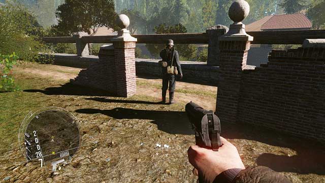 Whats up? Smoking, arent you? It is a very bad moment to smoke. - Mission 6 - Officer Hunt in Loue Valley - The single player campaign mode - Enemy Front - Game Guide and Walkthrough