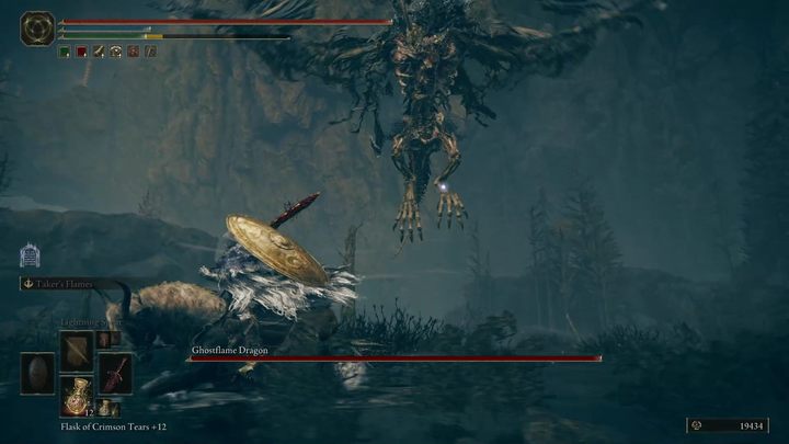 Despite its unsettling appearance, the Ghostflame Dragon is not much different from many other dragons you have encountered in previous regions of the game Elden Ring - Shadow of the Erdtree: How to defeat the Ghostflame Dragon boss? - Shadow of the Erdtree: Side bosses - Elden Ring Guide