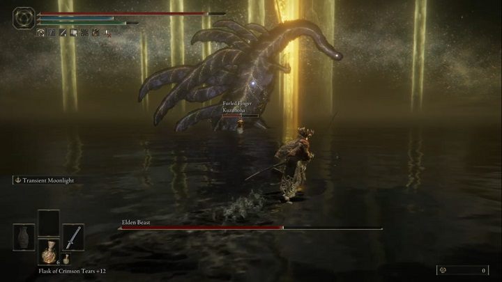 Another attack to avoid is when the Elden Beast takes a big swing with a charged sword, creating a huge wall of holy magic - Elden Ring: How to beat Radagon of the Golden Order, Elden Beast? - Elden Ring: All bosses in Leyndell, Ashen Capital - Elden Ring Guide