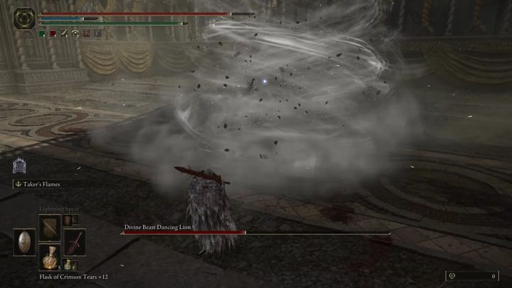 The beast switches between three elements - Shadow of the Erdtree: How to defeat the Divine Beast Dancing Lion boss? - Shadow of the Erdtree: Main bosses - Elden Ring Guide