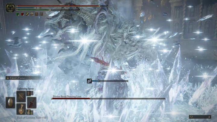 Ice mode is more dangerous than wind mode, but not as destructive as electric mode - Shadow of the Erdtree: How to defeat the Divine Beast Dancing Lion boss? - Shadow of the Erdtree: Main bosses - Elden Ring Guide