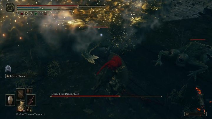 Death Blight is a status effect that results in instant death when the bar is filled - Shadow of the Erdtree: How to defeat the Divine Beast Dancing Lion boss? - Shadow of the Erdtree: Main bosses - Elden Ring Guide