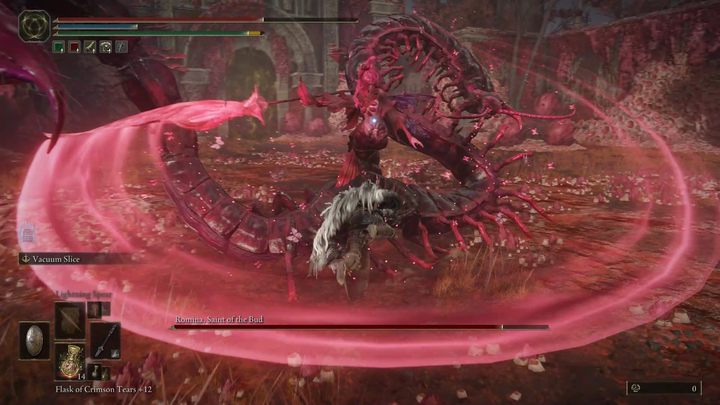 Glaive and centipede attacks only deal physical damage - Shadow of the Erdtree: How to defeat Romina, Saint of the Bud? - Shadow of the Erdtree: Main bosses - Elden Ring Guide
