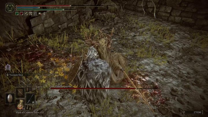 Once staggered, Jori will fall to her knees - Shadow of the Erdtree: How to defeat Jori, Elder Inquisitor? - Shadow of the Erdtree: Side bosses - Elden Ring Guide