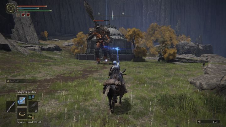 However, a golem archer is guarding the entrance - Elden Ring: Sites of Grace (Ainsel River) - list - Elden Ring: Ainsel River - Elden Ring Guide