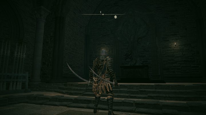 A short corridor will finally lead you to the statue we are looking for - Shadow of the Erdtree: How to open the passage behind the headless statue? - Shadow of the Erdtree: Secret locations - Elden Ring Guide