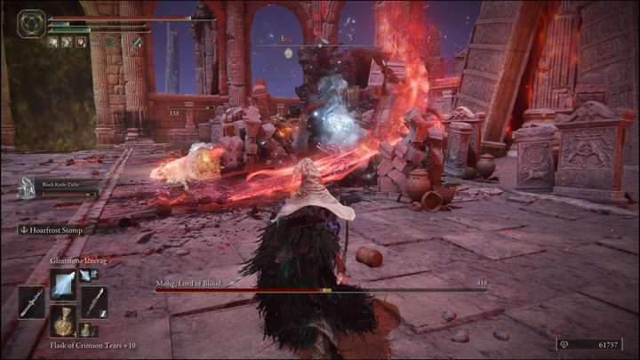 If you notice that the attack will leave a bloodflame spray, stay away from the boss - Elden Ring: How to beat Mohg, Lord of Blood? - Elden Ring: All bosses in Siofra River - Elden Ring Guide