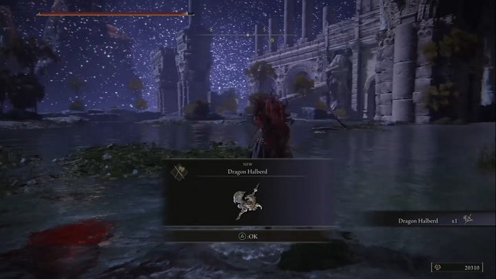 For defeating the Dragonkin Soldier in the Siofra River, you will receive Runes (16,000) and a Dragon Halberd - Elden Ring: How to beat Dragonkin Soldier of Nokstella? - Elden Ring: All bosses in Ainsel River - Elden Ring Guide