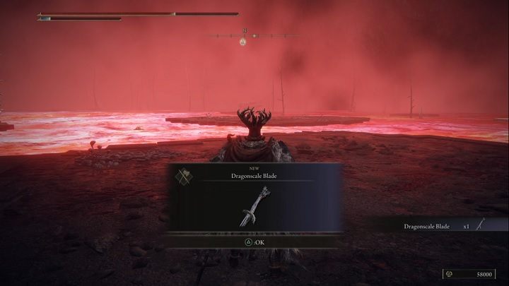For defeating the Dragonkin Soldier in the Lake of Rot, you will receive Runes (58,000) and the Dragonscale Blade katana - Elden Ring: How to beat Dragonkin Soldier of Nokstella? - Elden Ring: All bosses in Ainsel River - Elden Ring Guide