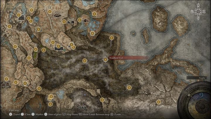 13 - Shadow of the Erdtree: All Sites of Grace in minor regions map - Shadow of the Erdtree: Secrets and Collectibles - Elden Ring Guide