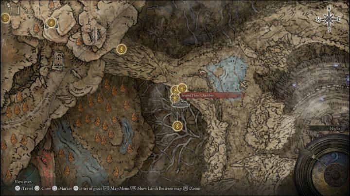 19 - Shadow of the Erdtree: All Sites of Grace in minor regions map - Shadow of the Erdtree: Secrets and Collectibles - Elden Ring Guide