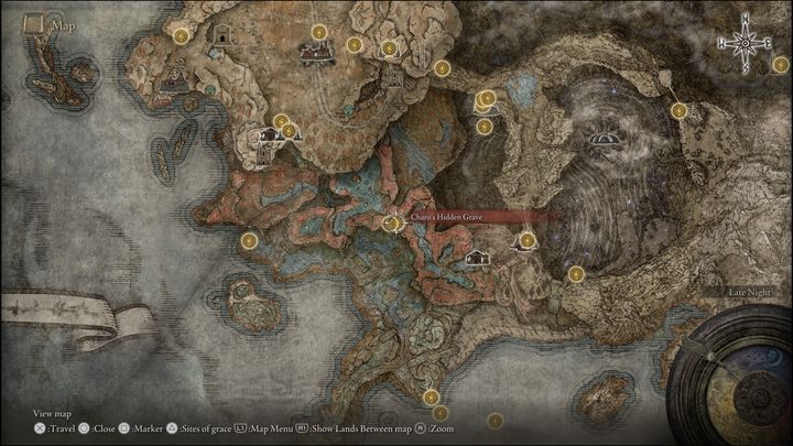 36 - Shadow of the Erdtree: All Sites of Grace in minor regions map - Shadow of the Erdtree: Secrets and Collectibles - Elden Ring Guide