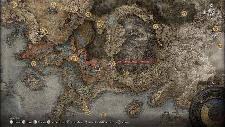 42 - Shadow of the Erdtree: All Sites of Grace in minor regions map - Shadow of the Erdtree: Secrets and Collectibles - Elden Ring Guide
