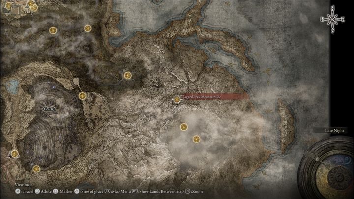 44 - Shadow of the Erdtree: All Sites of Grace in minor regions map - Shadow of the Erdtree: Secrets and Collectibles - Elden Ring Guide