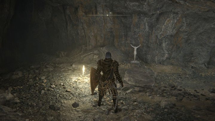 You will find the Site of Grace at the entrance to a cave carved into a steep wall - Shadow of the Erdtree: All Sites of Grace in minor regions map - Shadow of the Erdtree: Secrets and Collectibles - Elden Ring Guide