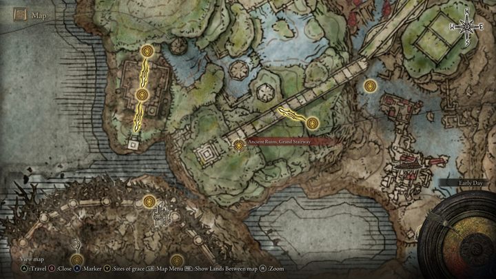 You can get to this place after a long descent and using the elevator west of here - Shadow of the Erdtree: All Sites of Grace in minor regions map - Shadow of the Erdtree: Secrets and Collectibles - Elden Ring Guide