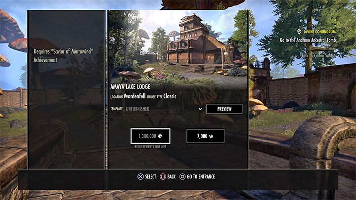 You can buy a house while youre checking it - you have to press the proper Purchase Optionsbutton - ESO: Own house, property - how to buy? - Game guide - The Elder Scrolls Online Guide