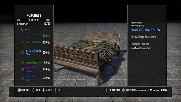 If you care about getting your home furnished quickly, you can visit the Crown Store - ESO: Own house, property - how to buy? - Game guide - The Elder Scrolls Online Guide
