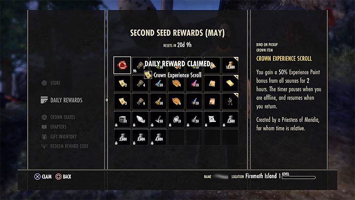 Experience Scroll can be obtained in several different ways - ESO: XP - how to level up faster? - Game guide - The Elder Scrolls Online Guide