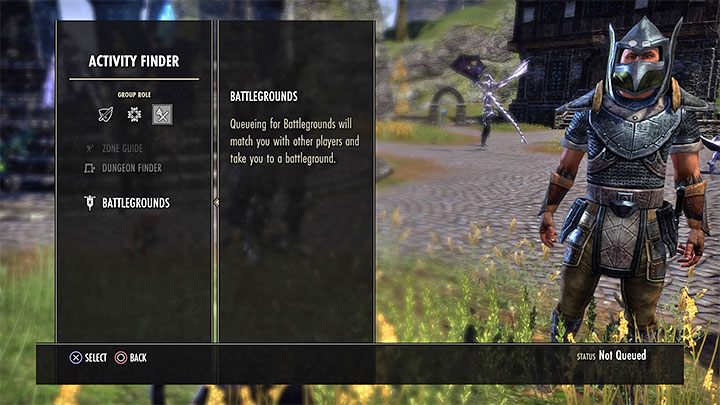 Battlegrounds are PvP arenas, and this means that you fight against other players in these places - ESO: Activities, instances in the game - types, list - Game guide - The Elder Scrolls Online Guide