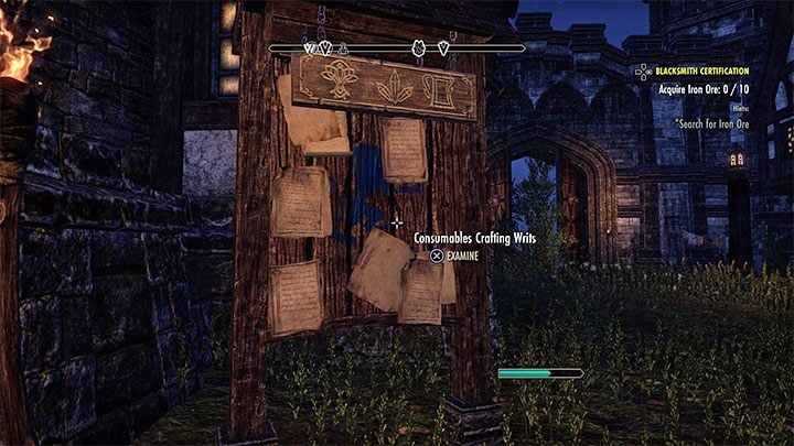 Opportunities to perform daily quests appear after reaching the bulletin boards, similar to the one in the above screenshot - ESO: Gold, money - how to collect? - Game guide - The Elder Scrolls Online Guide