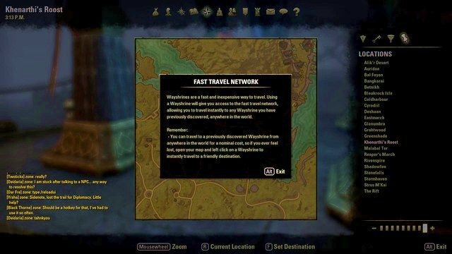 Fast travel - ESO: Transportation - ESO in 10 Easy Steps - The Elder Scrolls Online Guide