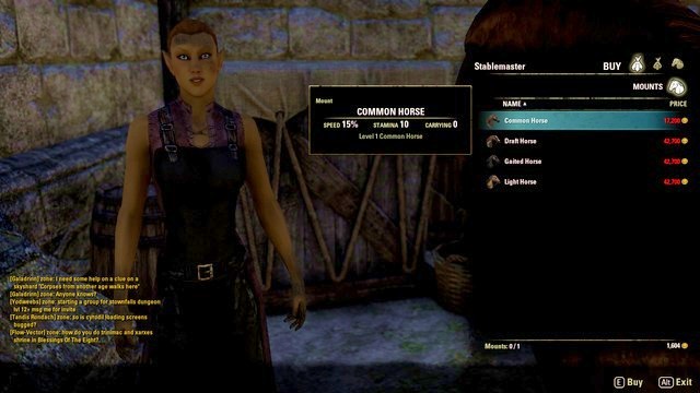 Horses- one of the means of transport - ESO: Transportation - ESO in 10 Easy Steps - The Elder Scrolls Online Guide