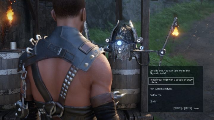 The next step is to talk to the CRONY U4 drone - if you are not traveling with it, you will find it in the Bastion - Elex 2: Damage Reduction - walkthrough - Chapter 2 - Elex 2 Guide