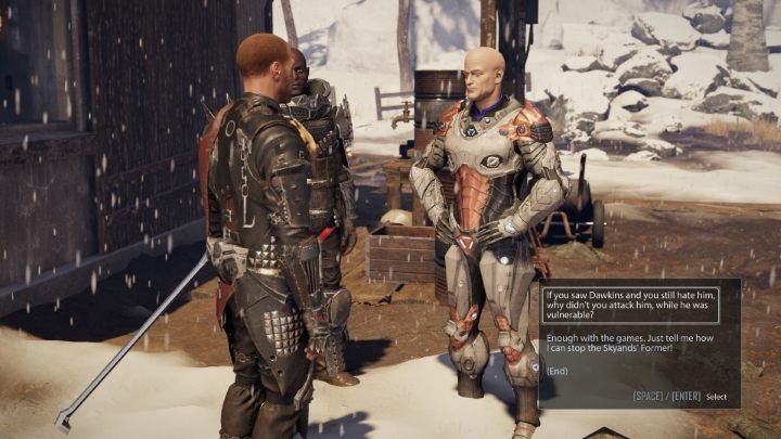 After completing the Voices in the Darkness, you can return to Wardek to complete the Spoil the Soup quest, which only involves dialogue - Elex 2: Reluctant Allies - walkthrough - Chapter 3 - Elex 2 Guide