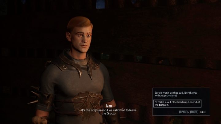 Ivan will only want to return to the Grotto if he gets food from Chloe - Elex 2: An Unwelcome Morkon - walkthrough - Tavar - Elex 2 Guide