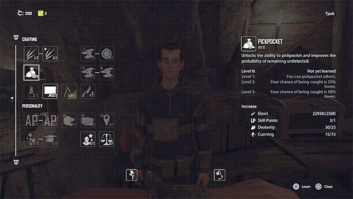 Pickpocketing is not available by default, and you can only steal items that are either out in the open, or in various containes - Elex 2: Stealing and penalties for breaking the law - Basics - Elex 2 Guide