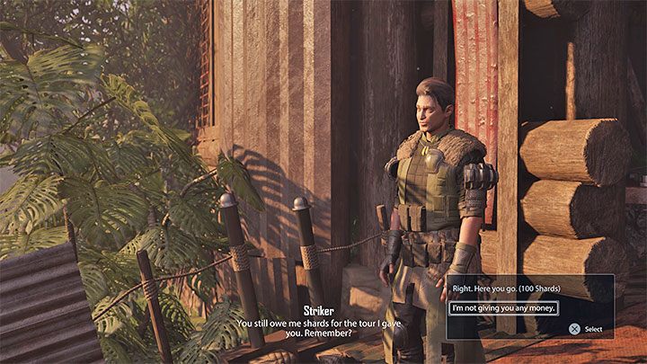 During one of the next attempts to enter the Fort, Striker will ask for payment again - Elex 2: Striker from the Fort - pay him or not? - Campaign and quests - Elex 2 Guide