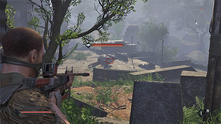 The enemies with several skulls, such as the mech (colossus) shown in the picture above, are even more problematic - Elex 2: Monster with a skull - how to kill? - Fight - Elex 2 Guide