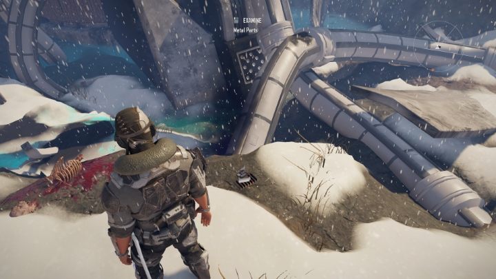 You will find another metal part next to the body - Elex 2: Tracking with the Albs (Ignadon) - walkthrough - Ignadon (Missions in the Depository) - Elex 2 Guide