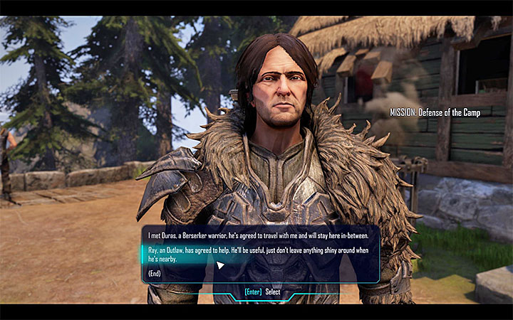 Select volunteers from people that joined your team - Elex: Origin - The Power of the Center - Walkthrough - Chapter 1: The Hunt Begins - Elex Game Guide