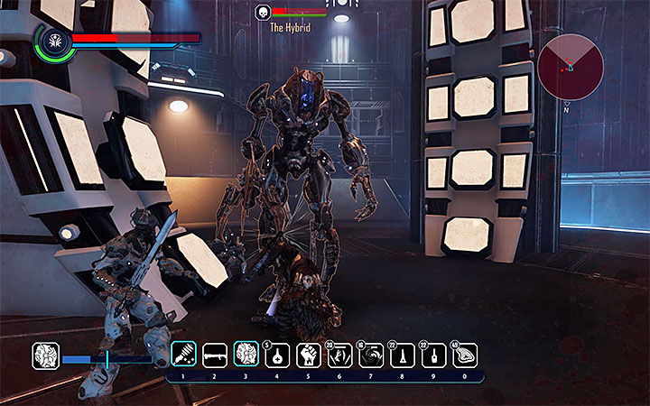 Try to focus on the Hybrid and eliminate the smaller robots only when they are a threat to Jax - Elex: The Lair of the Beast - Walkthrough - The Finale - Elex Game Guide
